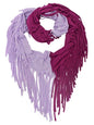 Two-Tone Infinity Fringe Scarf