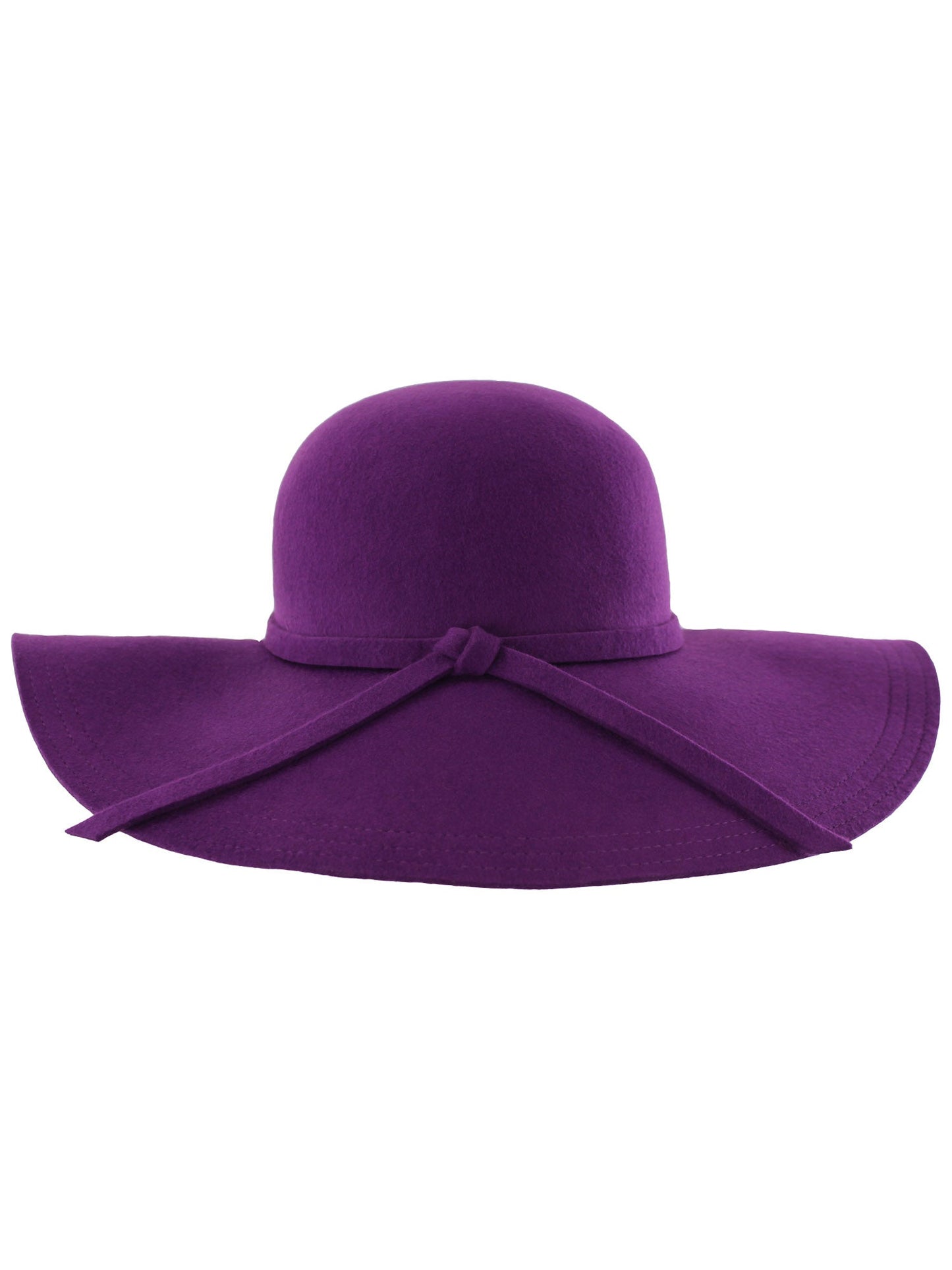 Wide Brimmed Wool Floppy Hat