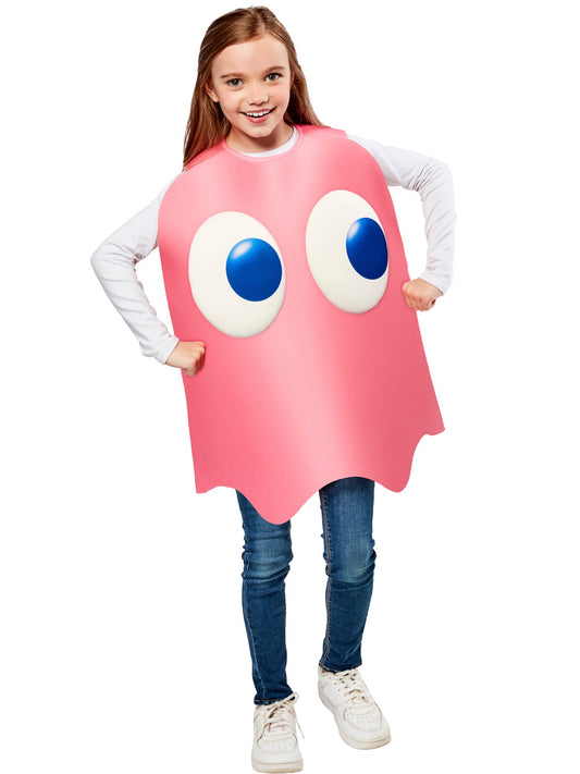 Free Shipping For Pac-Man Pinky Kids Costume