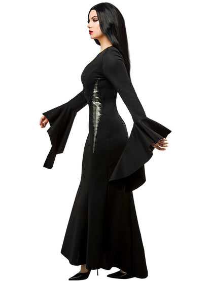 Free Shipping For Wednesday Nevermore Academy Morticia Addams Adult Costume