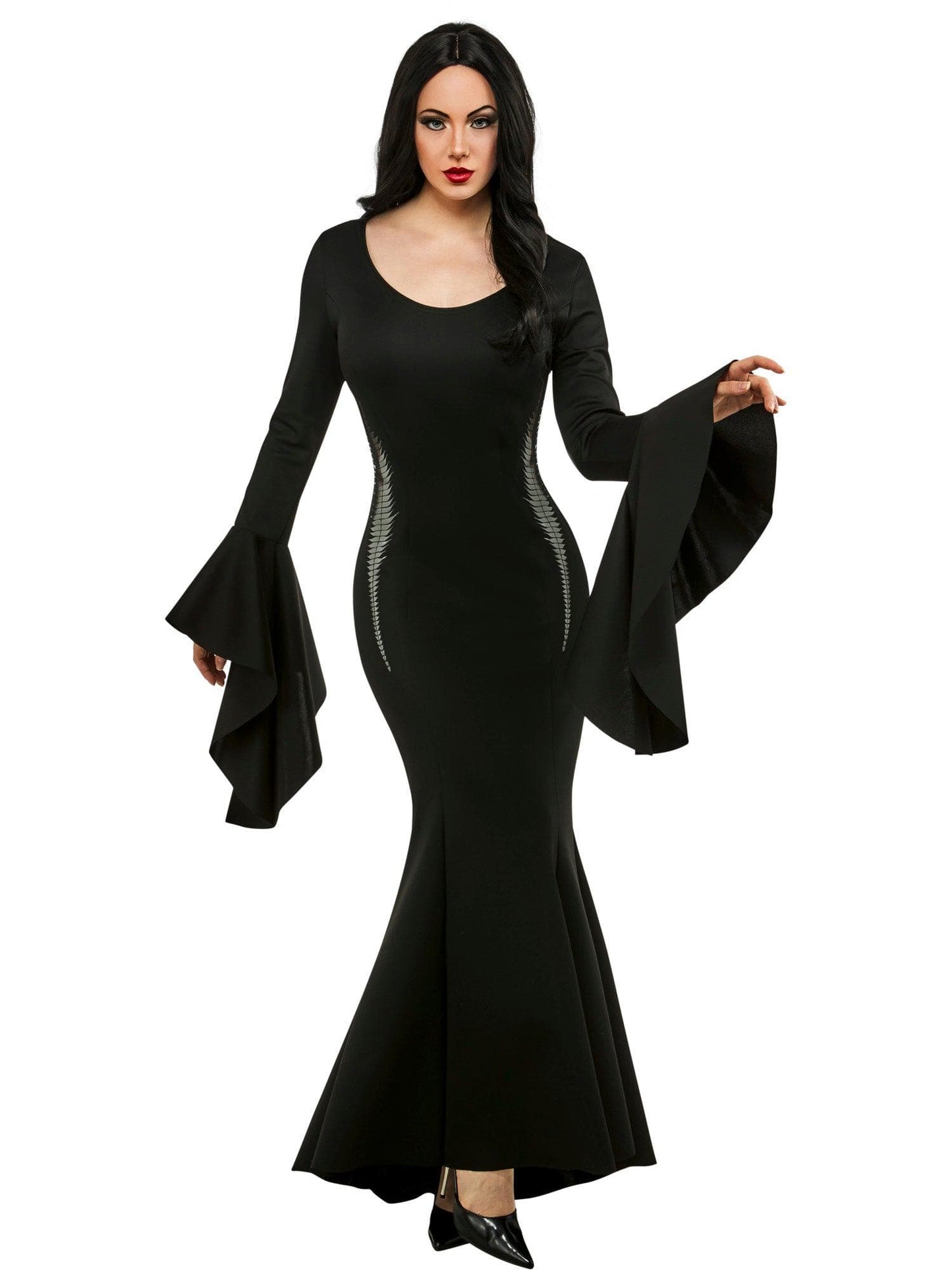 Free Shipping For Wednesday Nevermore Academy Morticia Addams Adult Costume