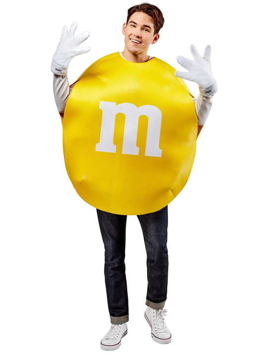 Free Shipping For M&M's Yellow Adult Costume