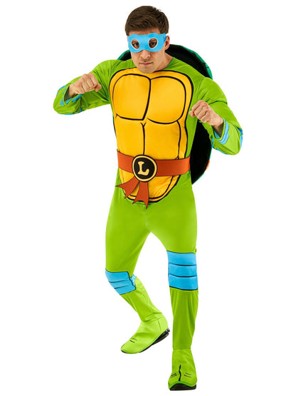 Free Shipping For Teenage Mutant Ninja Turtles Deluxe Leonardo Adult Costume