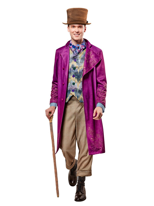 Free Shipping For Men's Wonka Movie Willy Wonka Costume