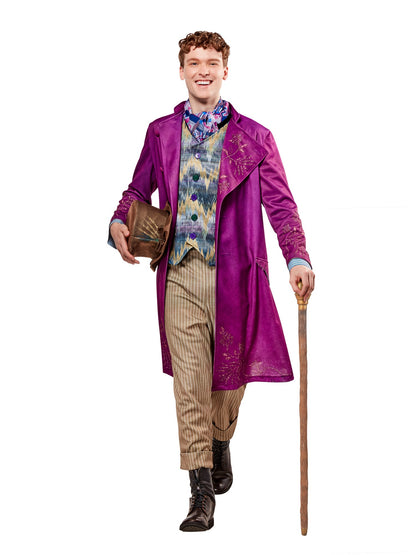 Free Shipping For Men's Wonka Movie Willy Wonka Costume