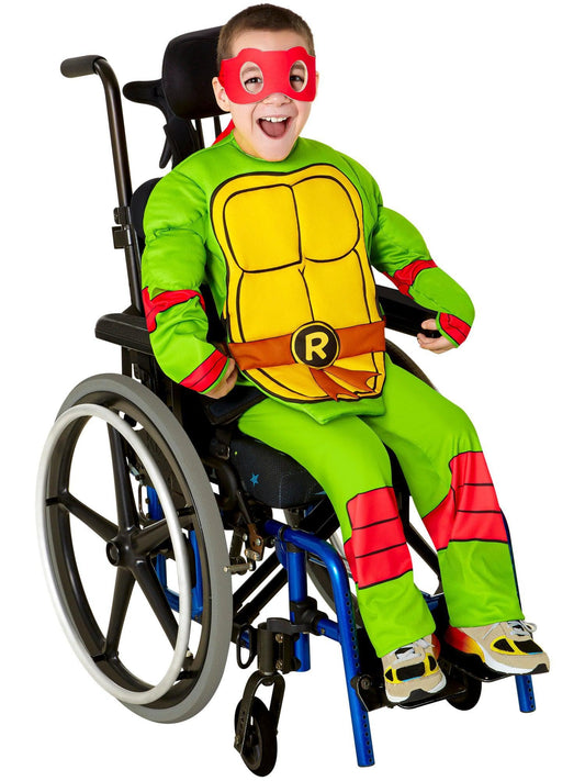 Free Shipping For Teenage Mutant Ninja Turtles Raphael Kids Adaptive Costume