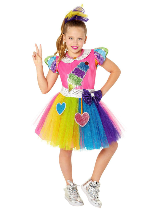 Free Shipping For JoJo Siwa XOMG POP! Ice Cream Dress Kids Costume