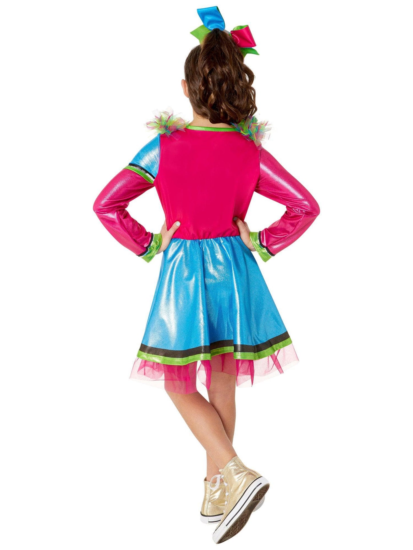 Free Shipping For JoJo Siwa XOMG POP! Cheerleader Dress Kids Costume