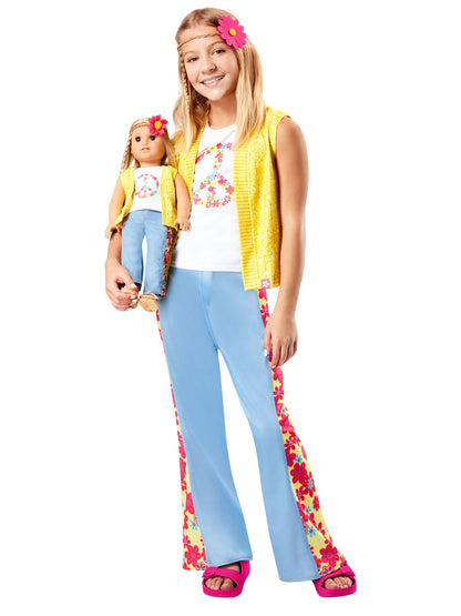 Free Shipping For Girls' American Girl Julie Albright Hippie Costume Set