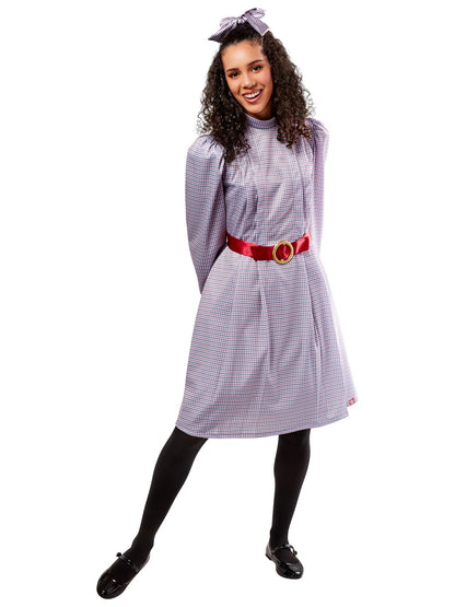 Free Shipping For Women's American Girl Samantha Parkington Plaid Dress Costume Set