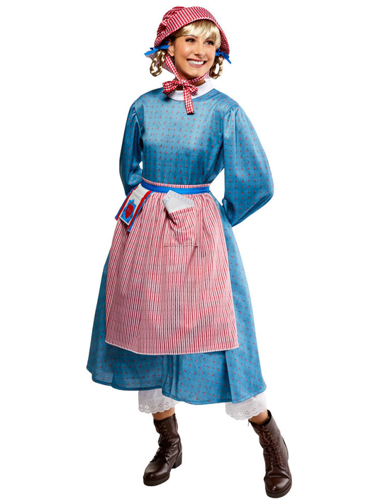 Free Shipping For Women's American Girl Kirsten Larson Dress with Bonnet Costume Set