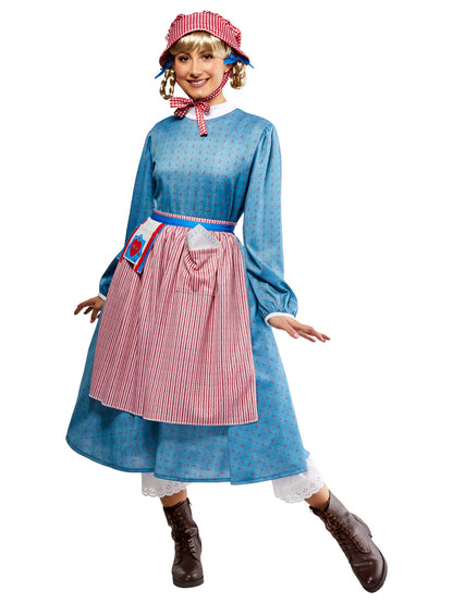 Free Shipping For Women's American Girl Kirsten Larson Dress with Bonnet Costume Set