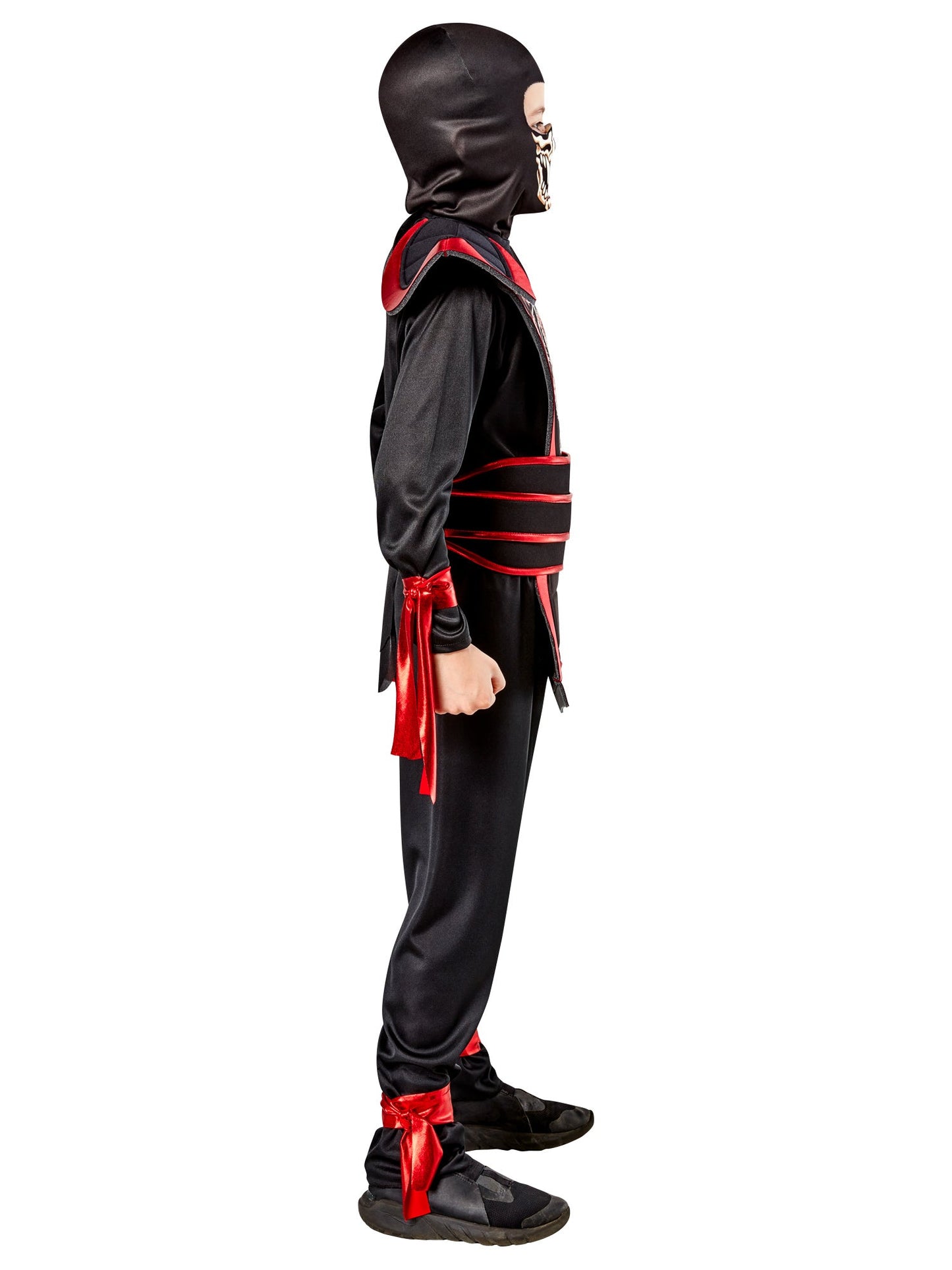 Free Shipping For Boys' Glow in the Dark Ninja Warrior Costume