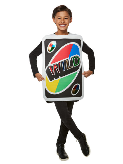 Free Shipping For Kids' Mattel Games Uno Wild Card Costume