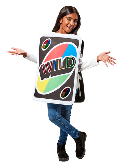 Free Shipping For Kids' Mattel Games Uno Wild Card Costume