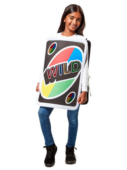 Free Shipping For Kids' Mattel Games Uno Wild Card Costume