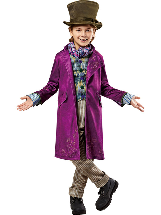 Free Shipping For Boys' Wonka Movie Willy Wonka Costume