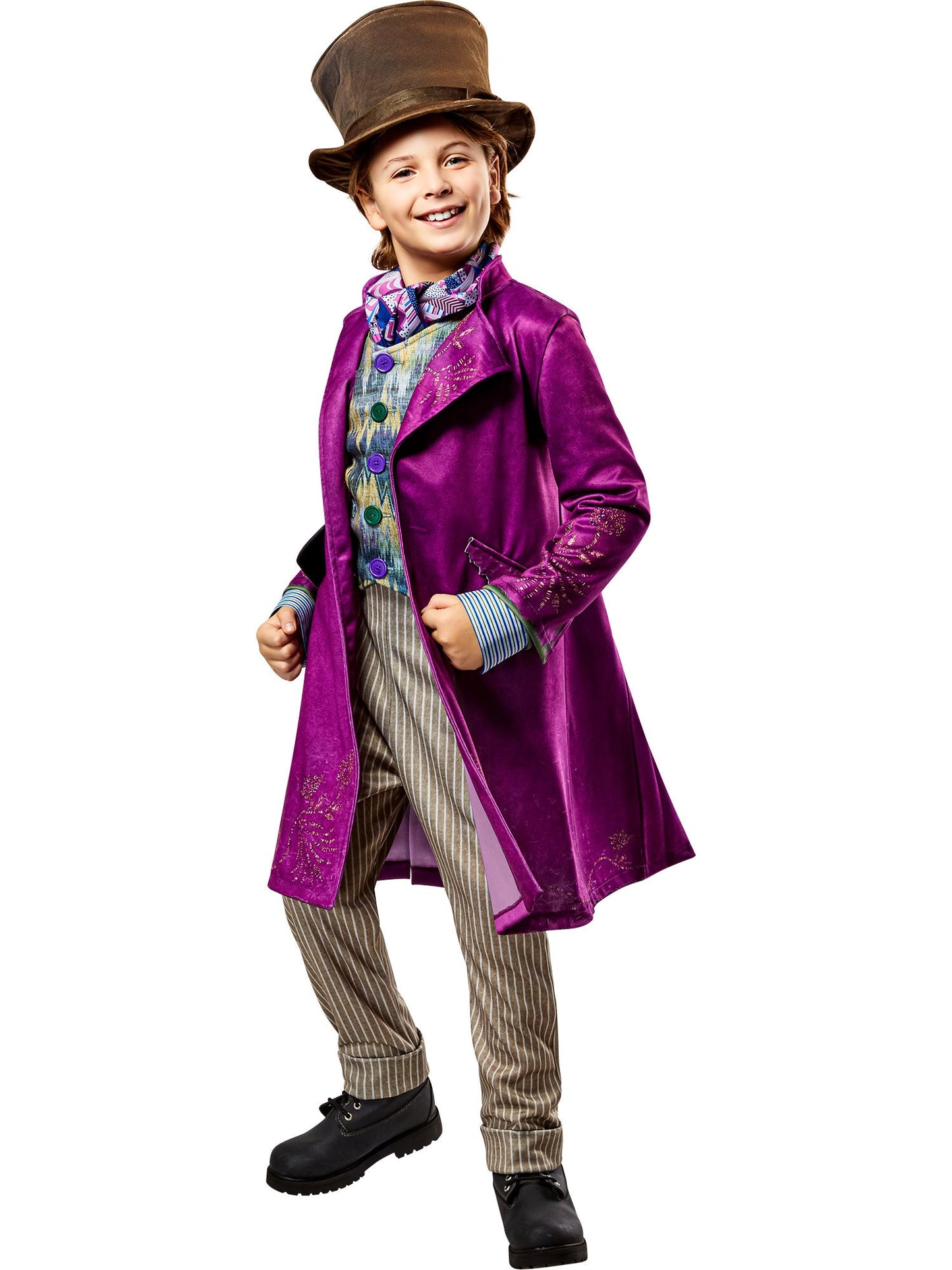 Free Shipping For Boys' Wonka Movie Willy Wonka Costume