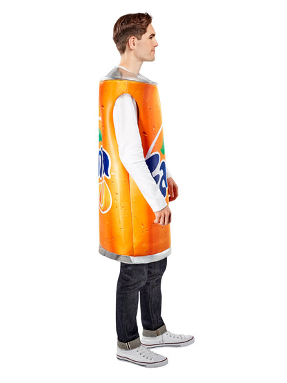 Free Shipping For Adult Orange Fanta Can Costume