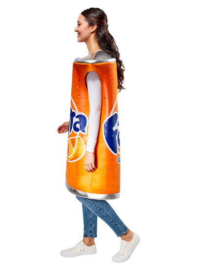 Free Shipping For Adult Orange Fanta Can Costume