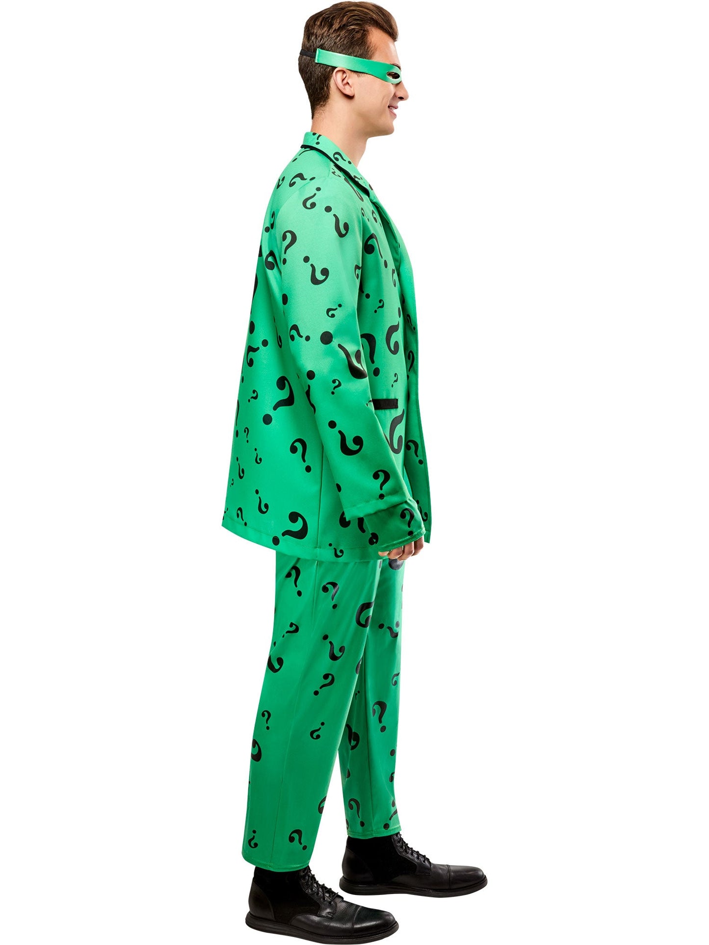 Free Shipping For Men's Batman Forever Riddler Costume