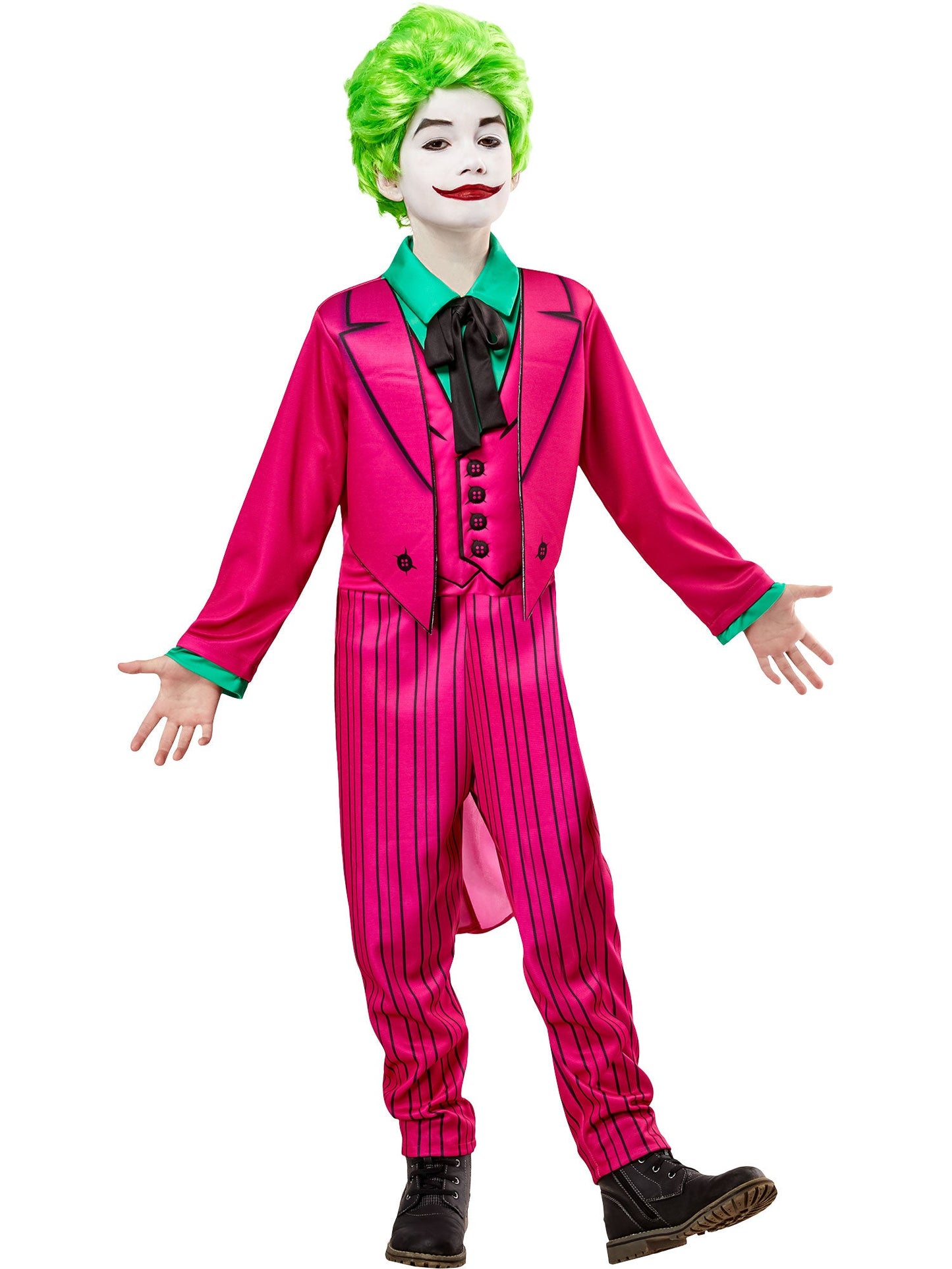 Free Shipping For Boys' Batman Classic 1966 The Joker Costume