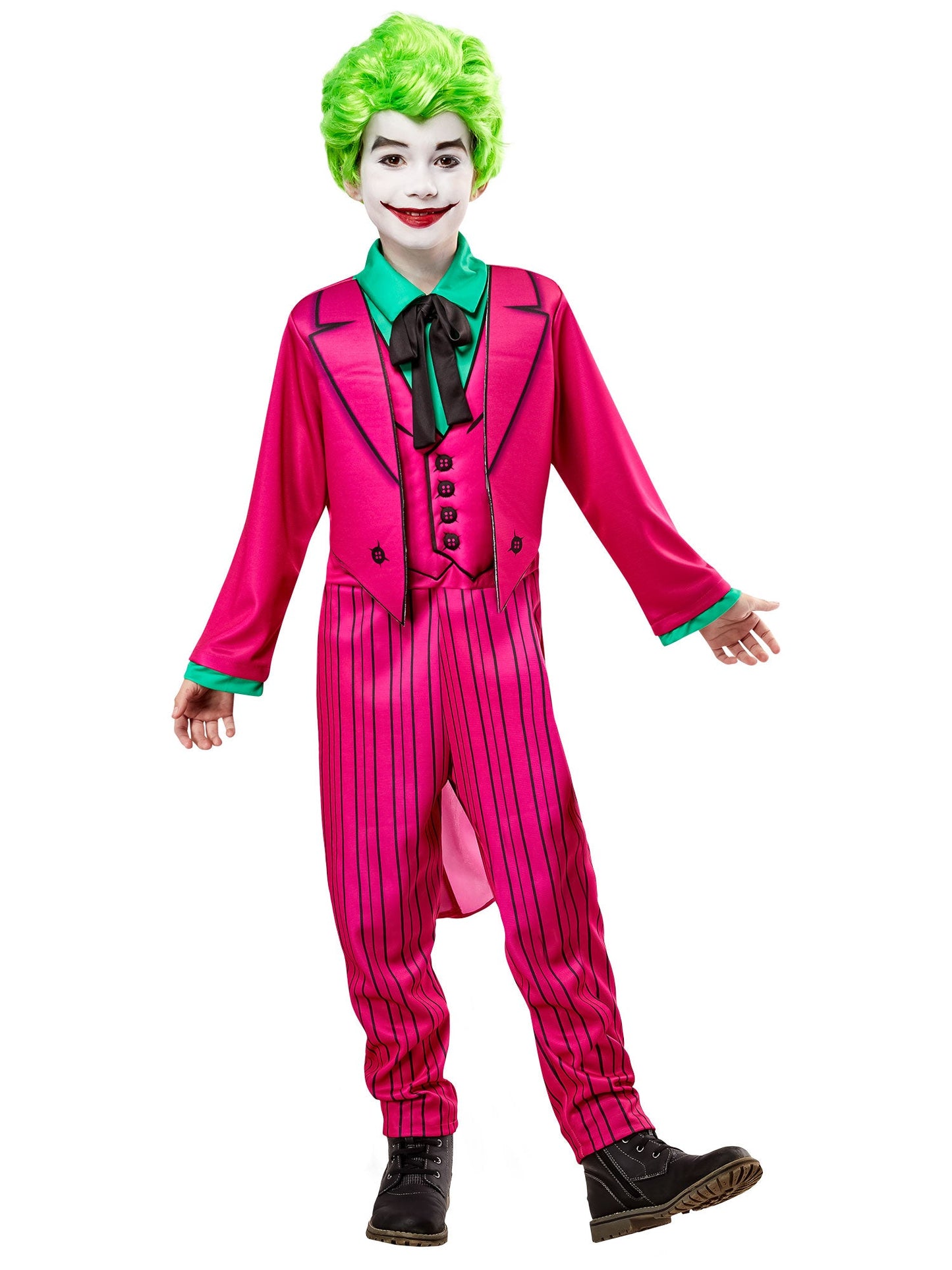 Free Shipping For Boys' Batman Classic 1966 The Joker Costume