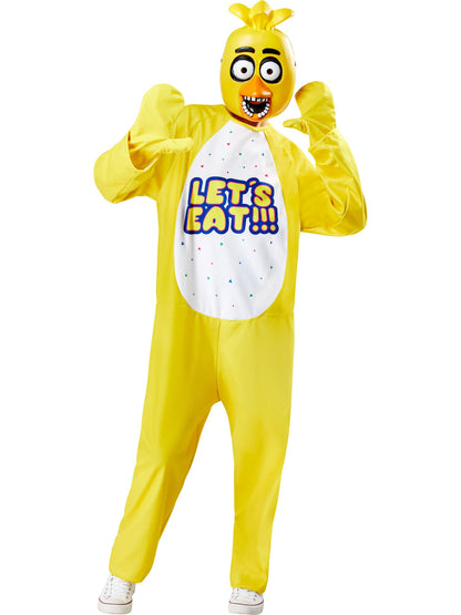 Free Shipping For Adult Five Nights at Freddy's Movie Chica Costume with Mask