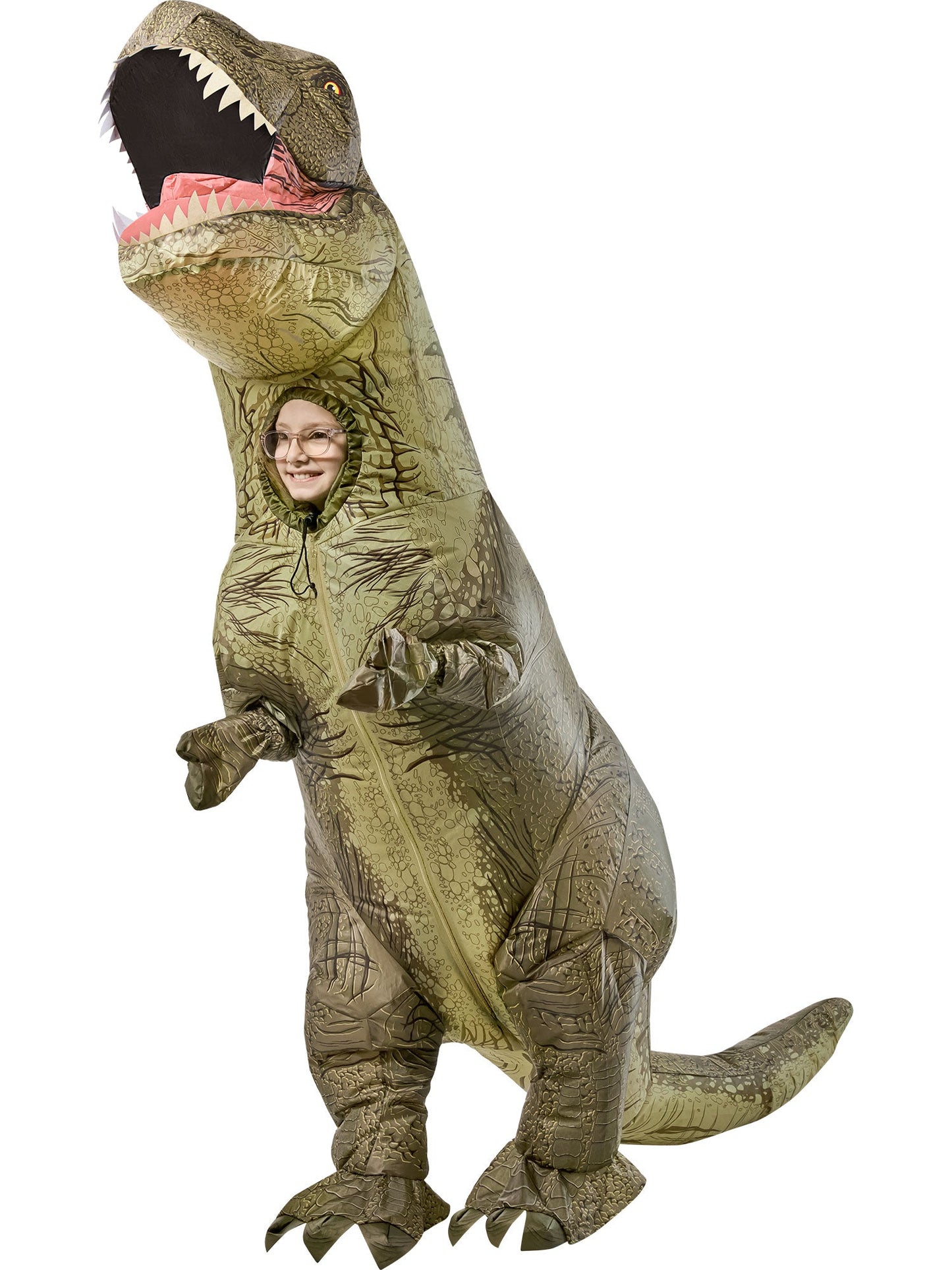 Free Shipping For Kids' Jurassic World T-Rex Inflatable Costume