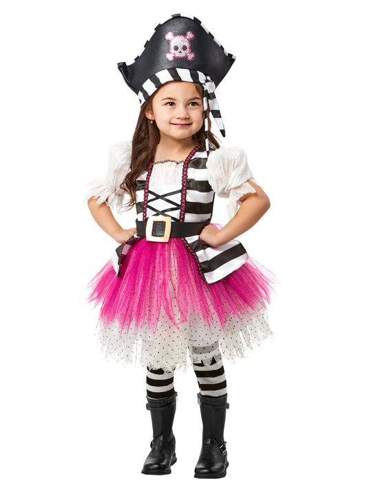 Free Shipping For Girls' Posh Little Pirate Girl Costume for Toddlers