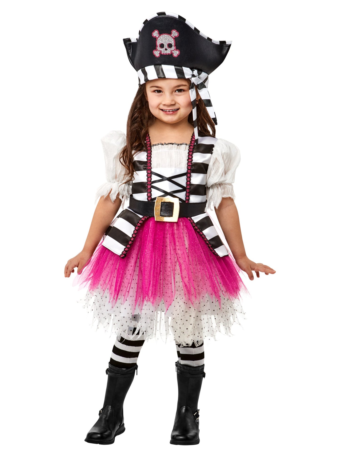 Free Shipping For Girls' Posh Little Pirate Girl Costume for Toddlers