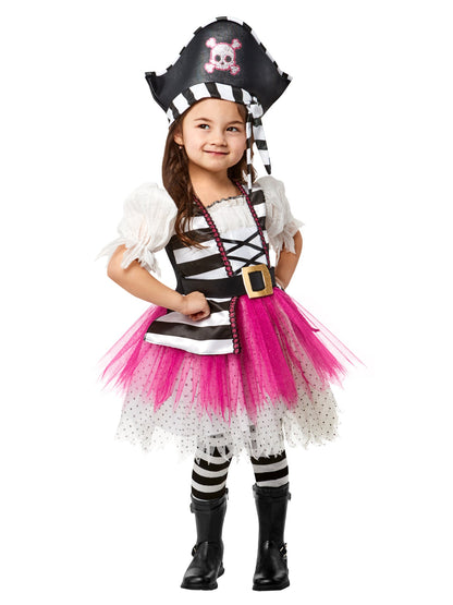 Free Shipping For Girls' Posh Little Pirate Girl Costume for Toddlers