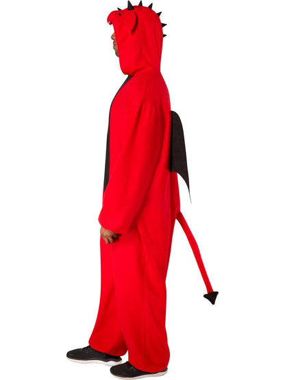 Free Shipping For Adult Red Dragon Comfy Wear Costume