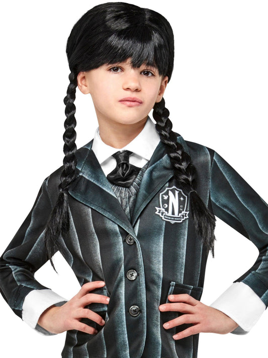 Free Shipping For Girls' Wednesday Addams Wig