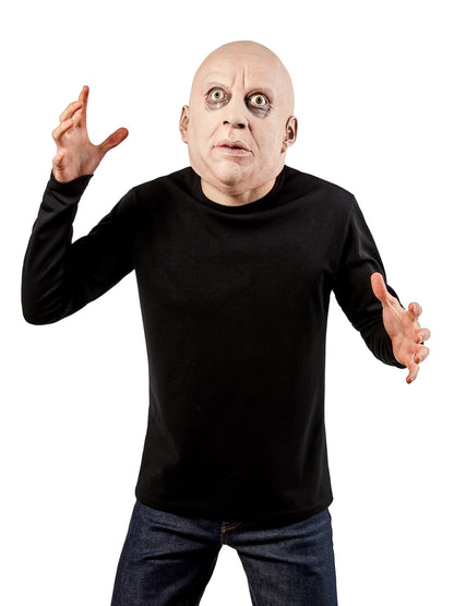 Free Shipping For Men's The Addam's Family Uncle Fester Overhead Latex Mask