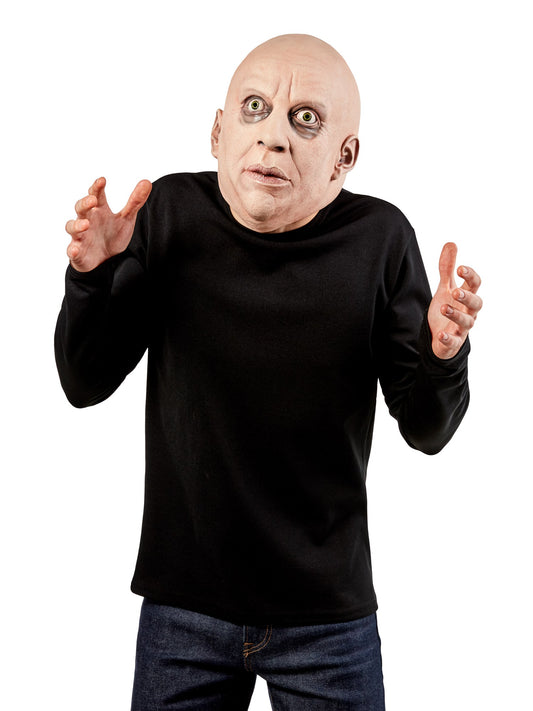 Free Shipping For Men's The Addam's Family Uncle Fester Overhead Latex Mask