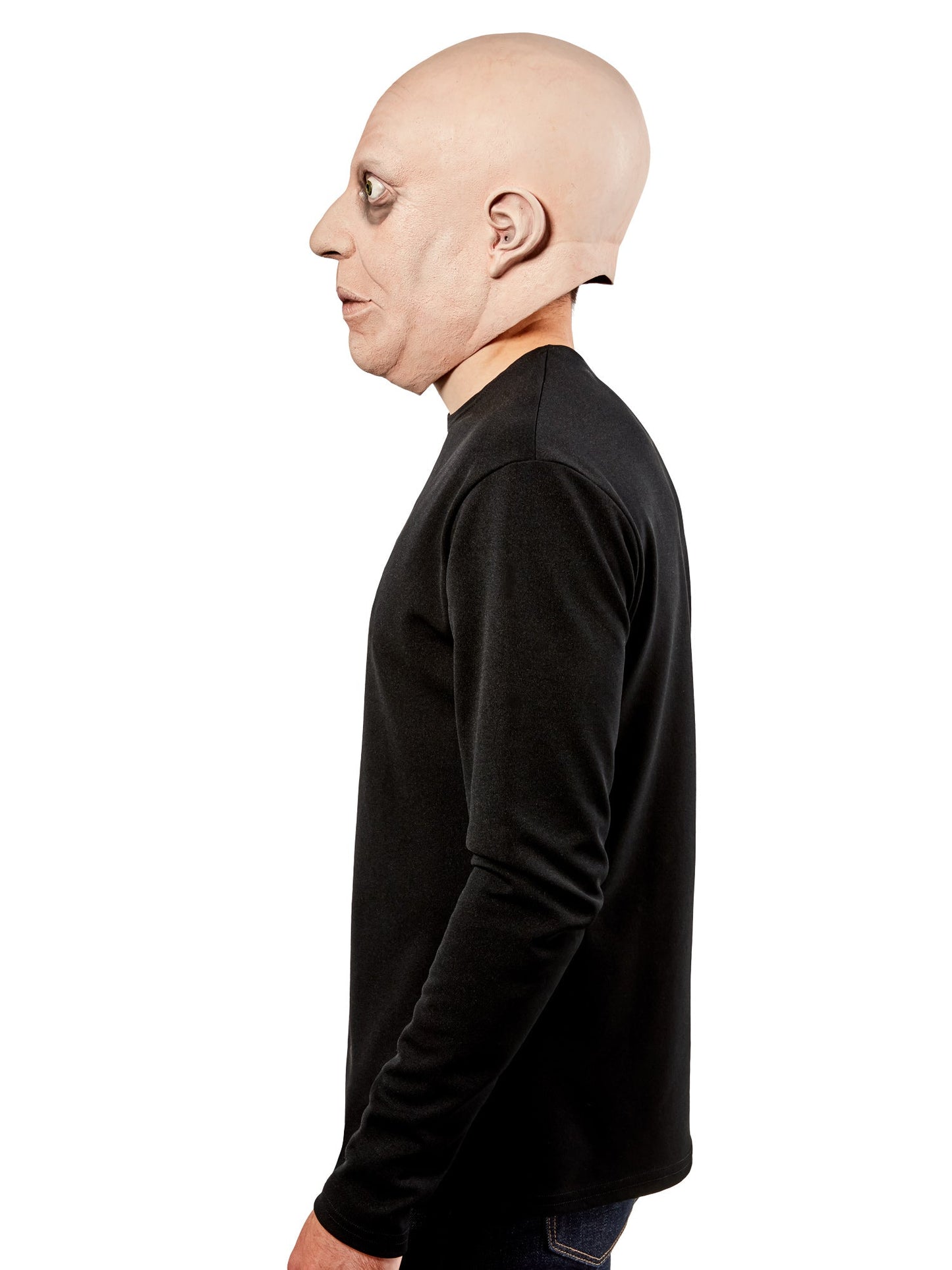 Free Shipping For Men's The Addam's Family Uncle Fester Overhead Latex Mask