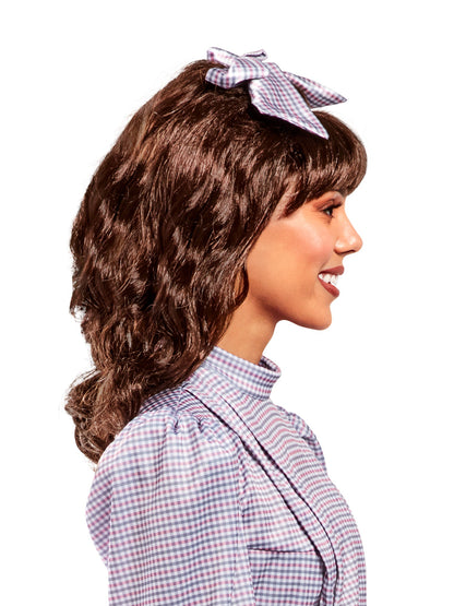 Free Shipping For Women's American Girl Samantha Parkington Brown Wig with Bangs