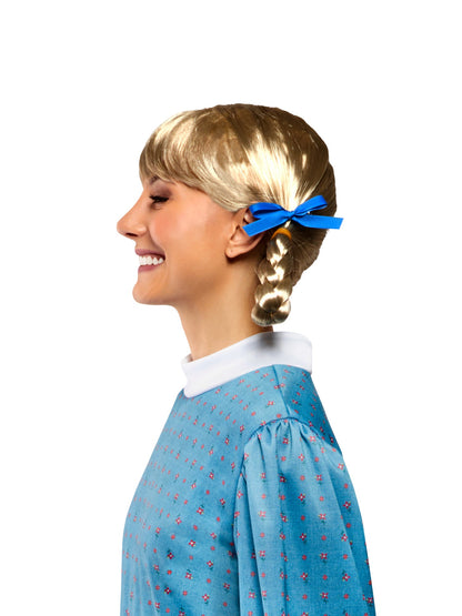 Free Shipping For Women's American Girl Kirsten Larson Blonde Braided Ponytail Wig