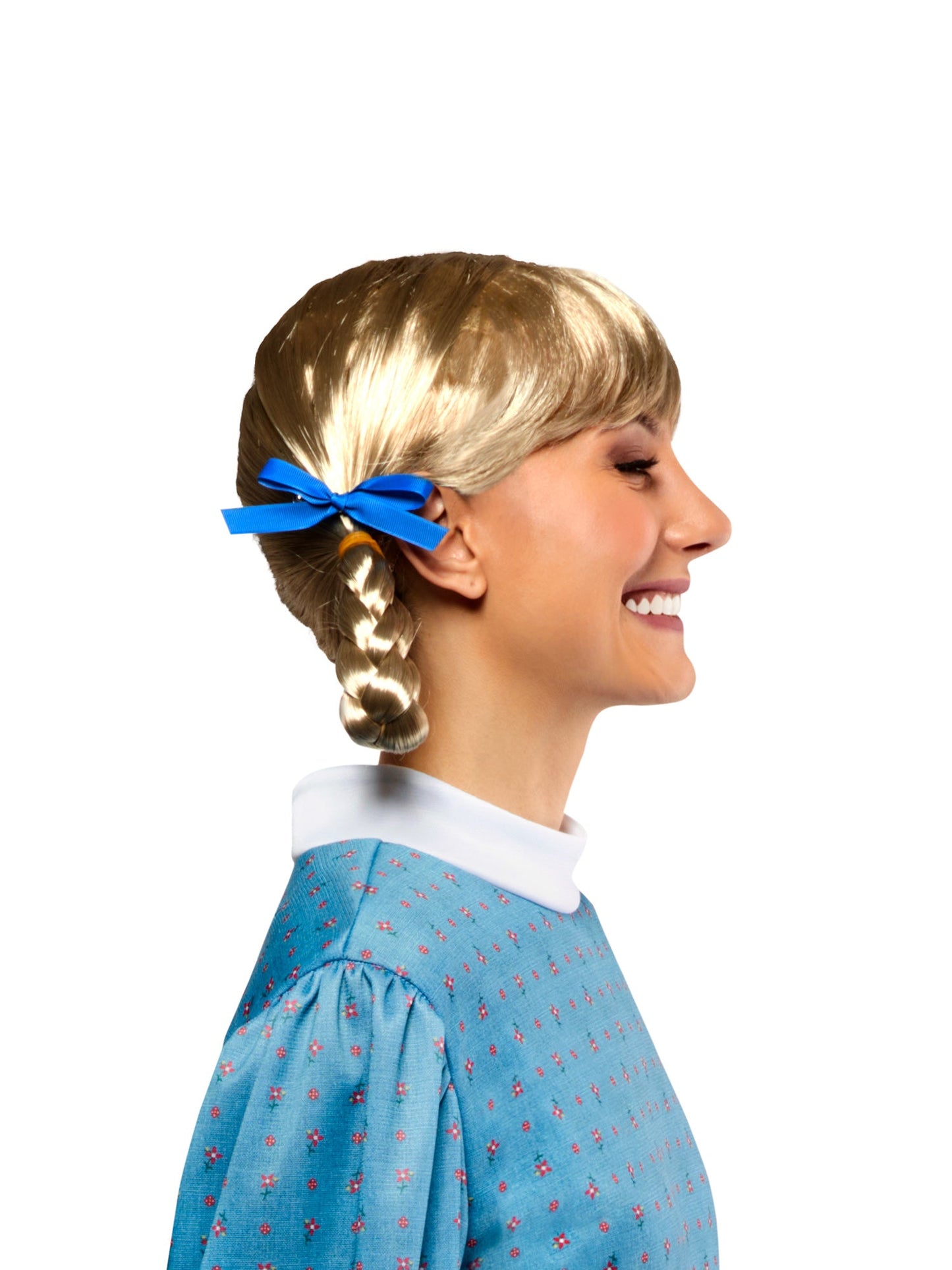 Free Shipping For Women's American Girl Kirsten Larson Blonde Braided Ponytail Wig