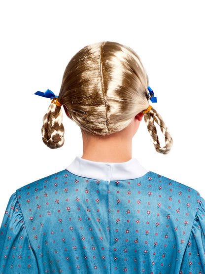 Free Shipping For Women's American Girl Kirsten Larson Blonde Braided Ponytail Wig