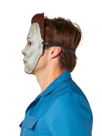 Free Shipping For Men's Halloween 2 Michael Myers Half Vacuform Mask