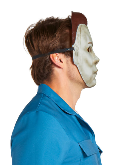 Free Shipping For Men's Halloween 2 Michael Myers Half Vacuform Mask