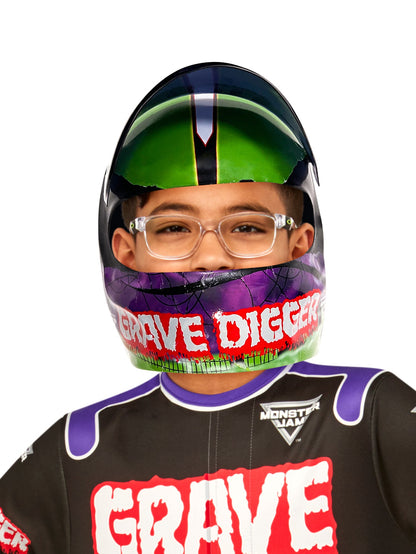 Free Shipping For Kids' Monster Jam Grave Digger Half Mask