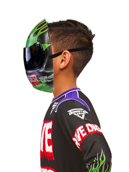 Free Shipping For Kids' Monster Jam Grave Digger Half Mask