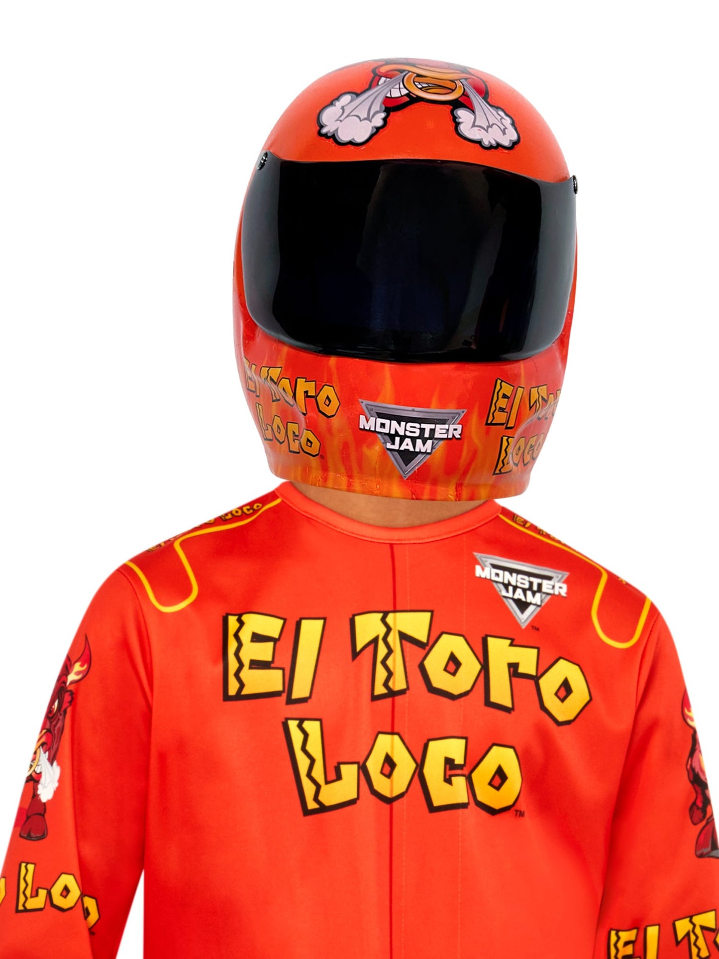 Free Shipping For Kids' Monster Jam El Toro Loco Half Mask