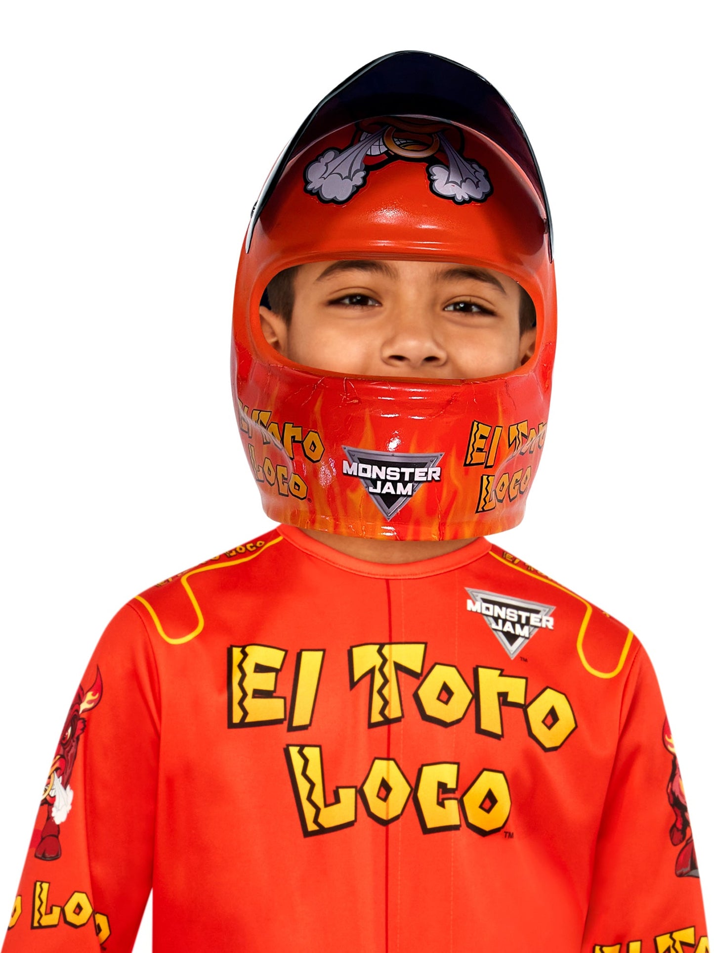 Free Shipping For Kids' Monster Jam El Toro Loco Half Mask