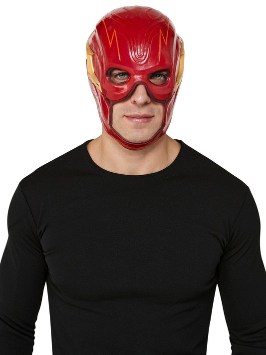 Free Shipping For Men's DC Comics The Flash Latex Mask