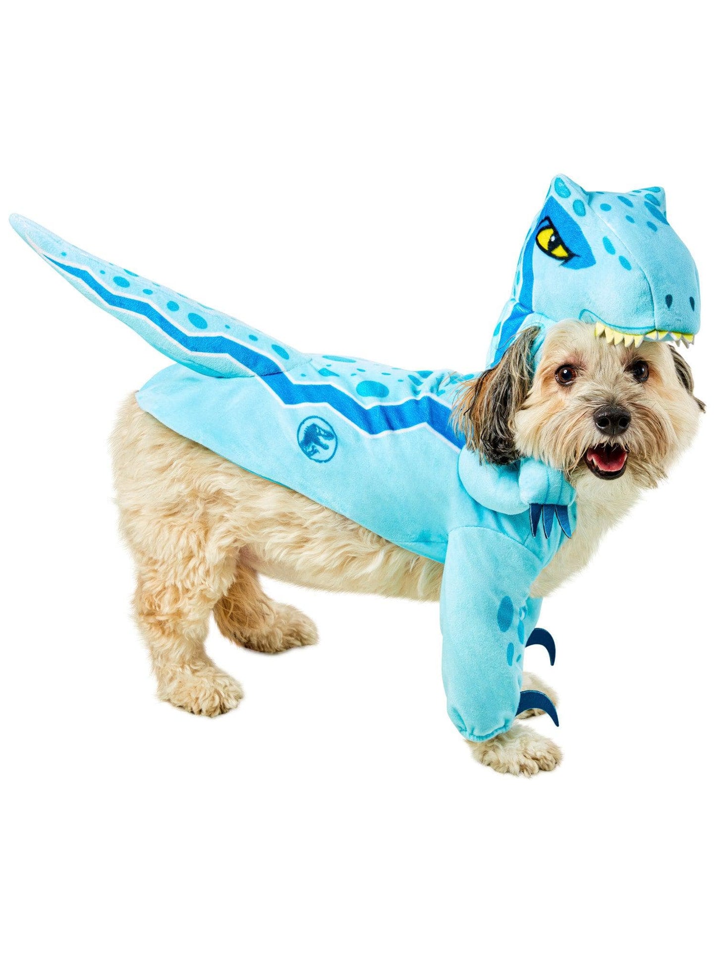 Free Shipping For Jurassic World Blue Velociraptor Pet Costume