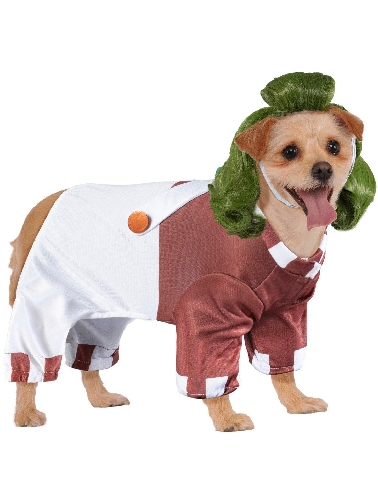 Free Shipping For Willy Wonka Oompa Loompa Pet Costume